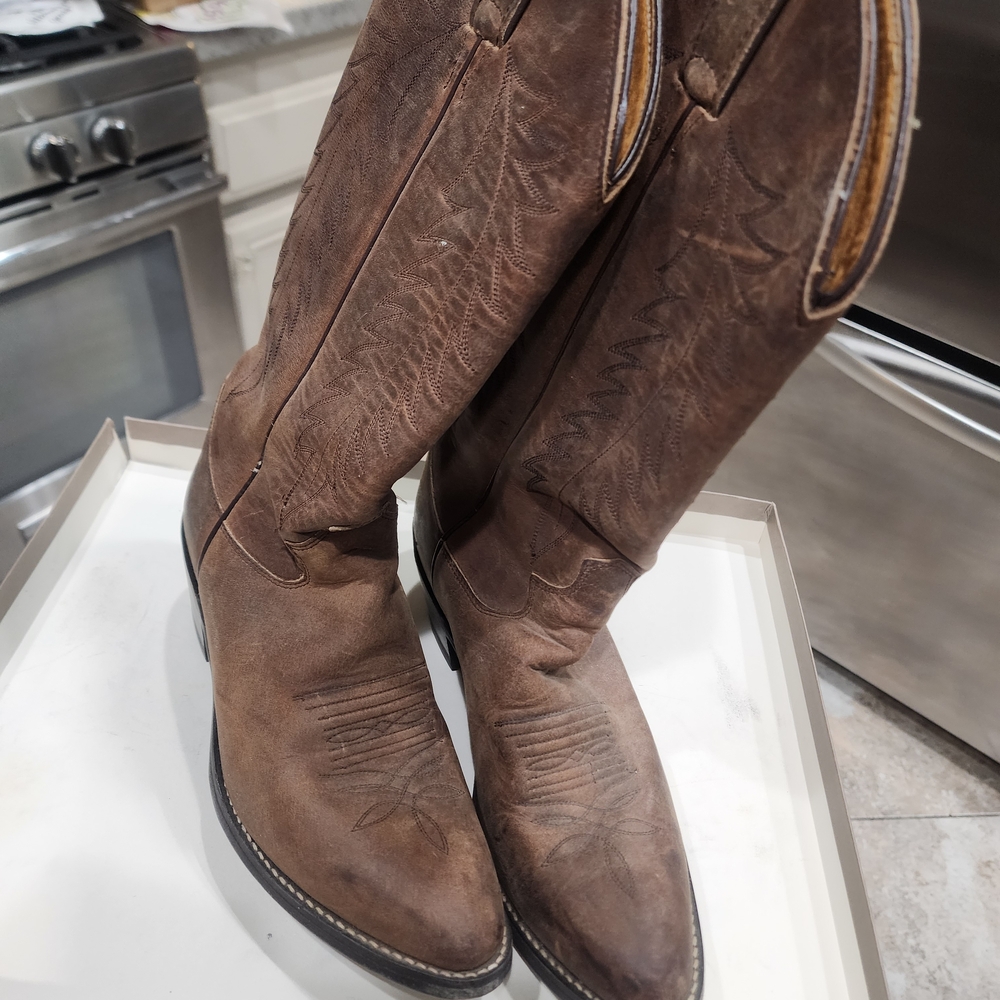 Justin Boots Brown Combat & Moto Boots